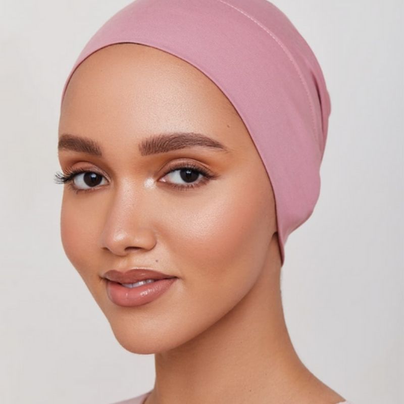 Under Hijab Tube Cap - BABY PINK