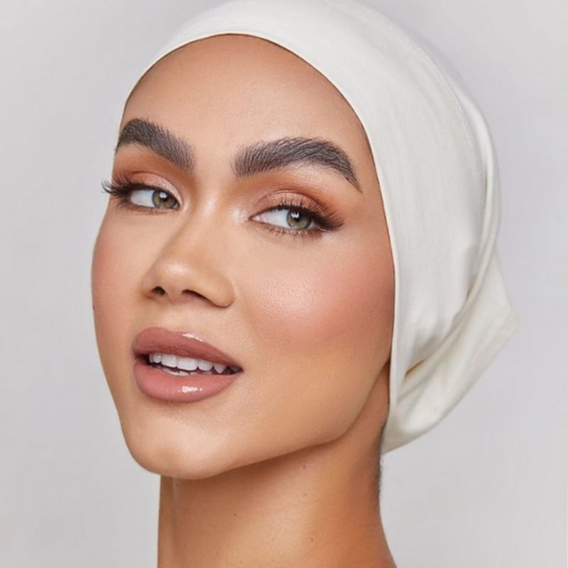 Under Hijab Tube Cap - OFF WHITE