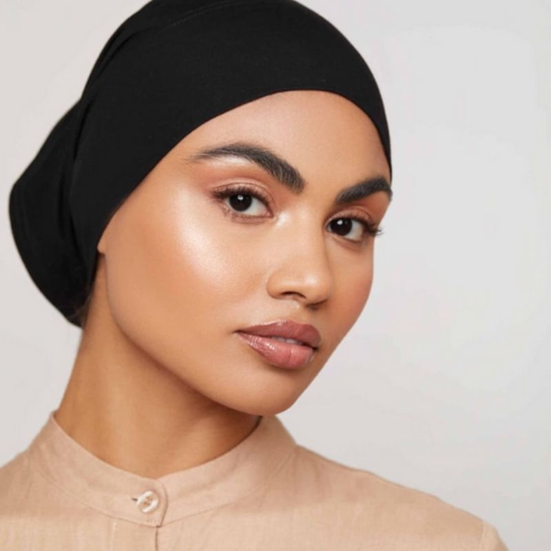 Under Hijab Tube Cap - BLACK