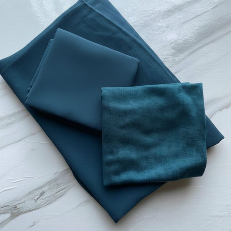 Peacock Hijab-Niqab-Cap Set