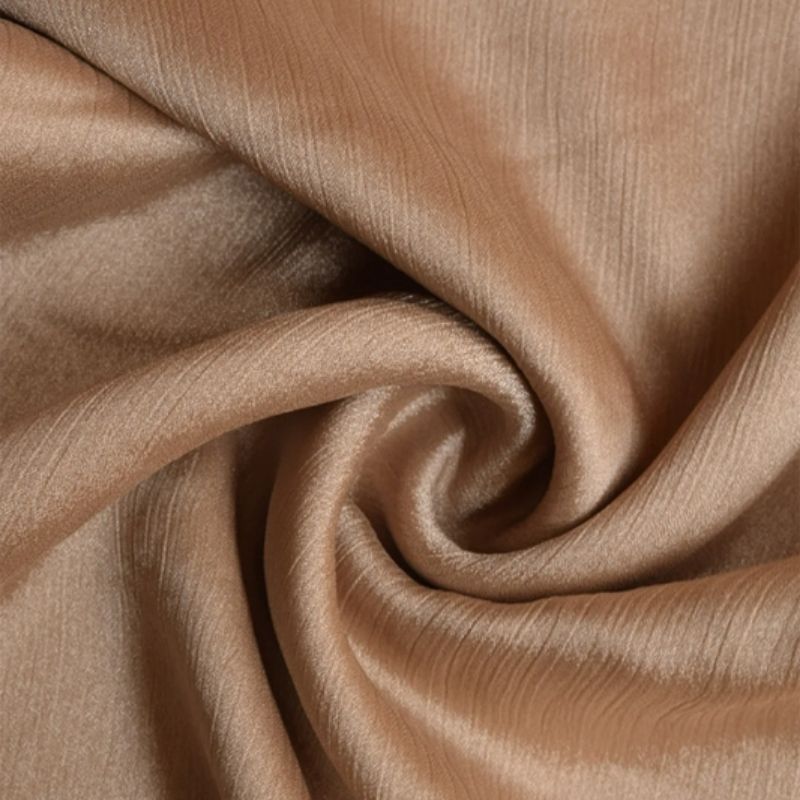 Luxury Crinkle Silk Hijab - COPPER
