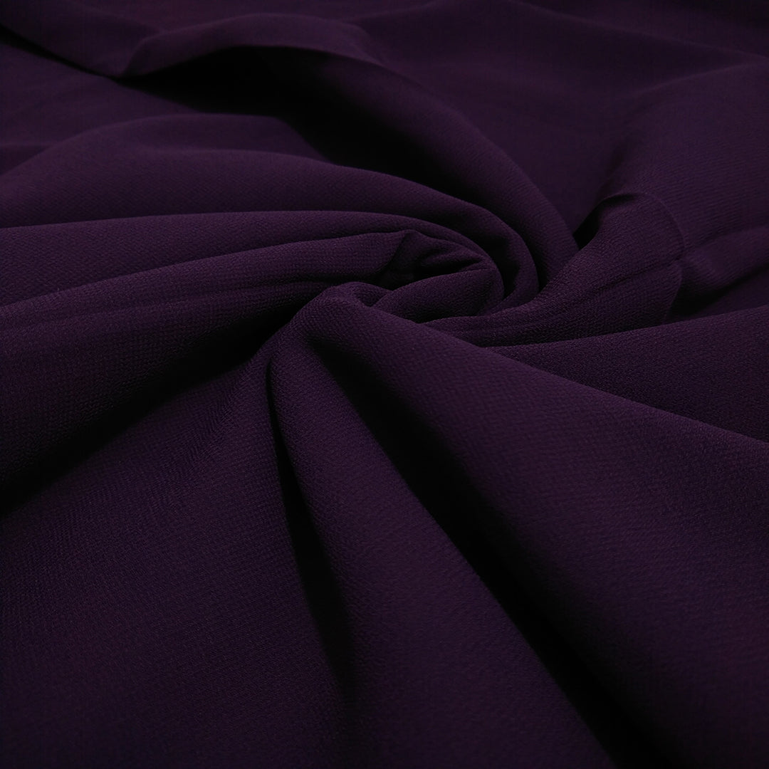 Premium Georgette Hijab- Dark Purple