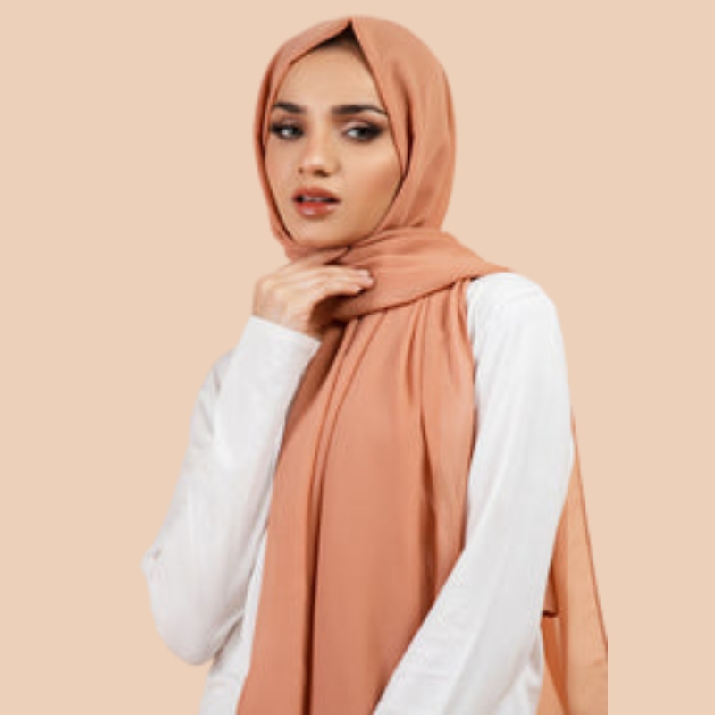 Premium Georgette Hijab - Blush