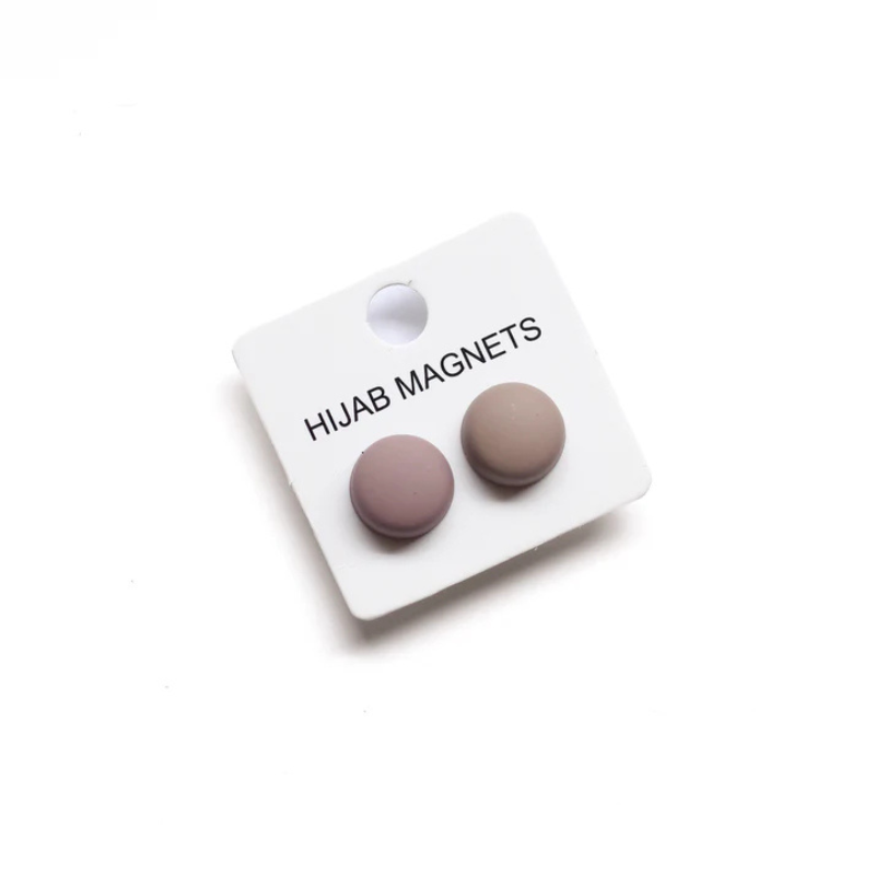 Matte Hijab Magnets (Circle) - Sleek