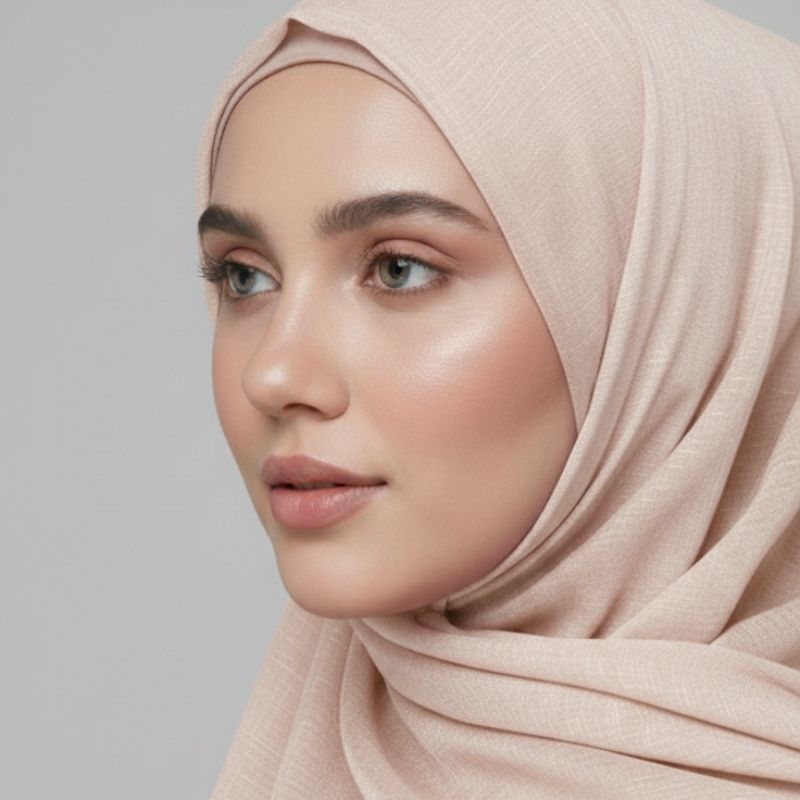 Lawn Hijab- Light beige